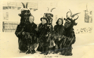 Illustration for article titled The Most Disturbing Images Of Krampus, Santa's Child-Eating Counterpart